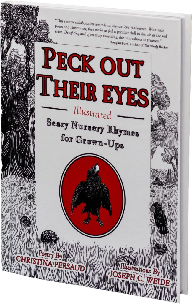 Book Cover for Peck Out Their Eyes: Scary Nursery Rhymes for Grown-Ups by Christina Persaud