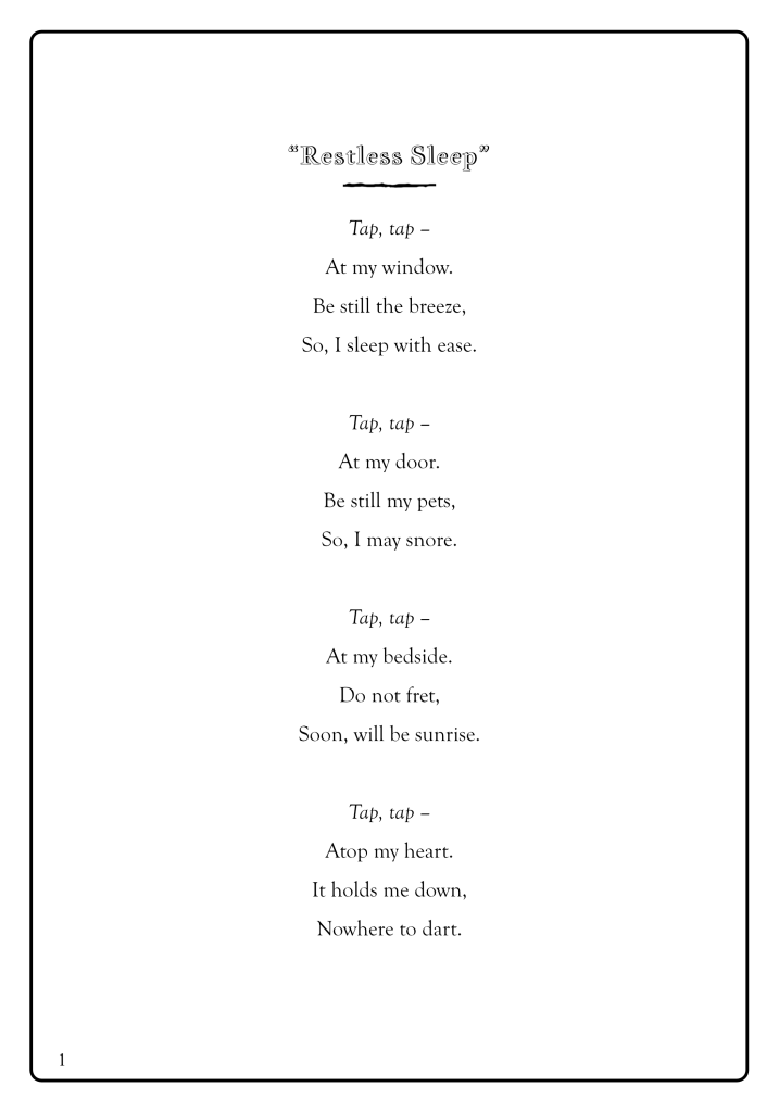 Peck Out Their Eyes: Scary Nursery Rhymes for Grown-Ups by Christina Persaud, Published by Articles of Horror Press
