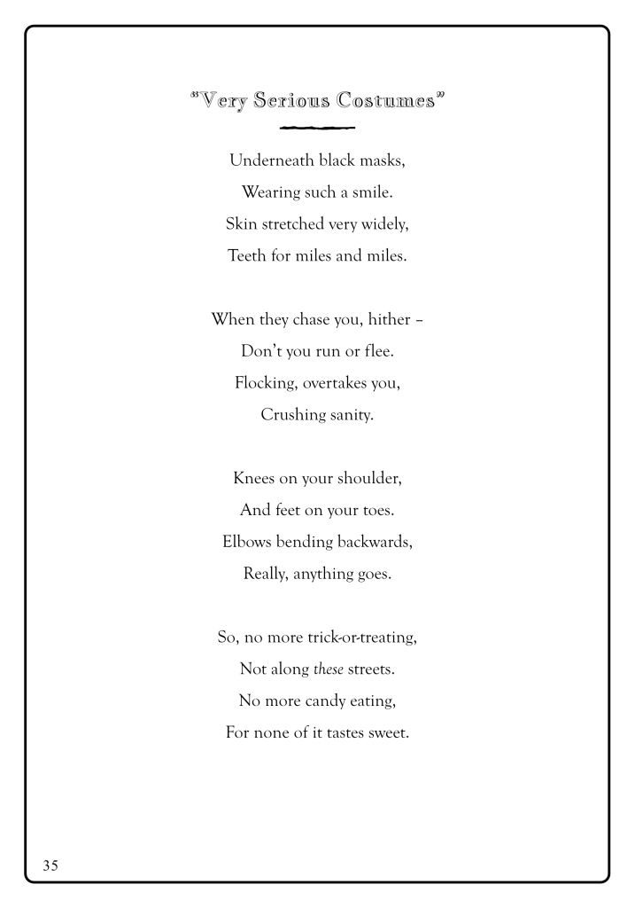 Peck Out Their Eyes: Scary Nursery Rhymes for Grown-Ups by Christina Persaud, Published by Articles of Horror Press